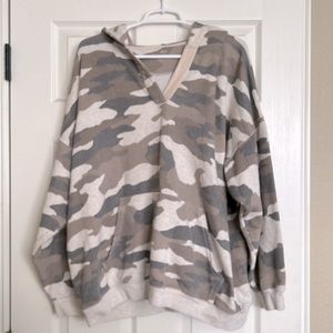 Oversized Camo Hoodie